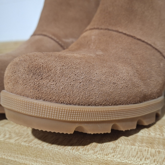 Sorel Joan of Arctic III Chelsea Wedge Suede Bootie Size 10 - Picture 4 of 10